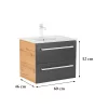 Vario Clam 60 Unterschrank mit Spüle