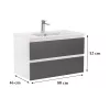 Vario Forte 80 Unterschrank mit Spüle