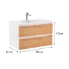 Vario Forte 80 Unterschrank mit Spüle