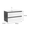 Vario Forte 80 Unterschrank mit Spüle