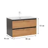 Vario Forte 80 Unterschrank mit Spüle