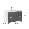 Vario Trim 80 Unterschrank mit Spüle