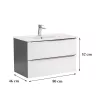 Vario Trim 80 Unterschrank mit Spüle