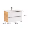Vario Trim 80 Unterschrank mit Spüle