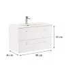 Vario Clam 80 Unterschrank mit Spüle