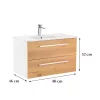 Vario Clam 80 Unterschrank mit Spüle
