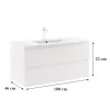 Vario Forte 100 Unterschrank mit Spüle