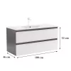 Vario Forte 100 Unterschrank mit Spüle