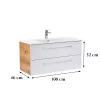 Vario Clam 100 Unterschrank mit Spüle