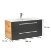 Vario Clam 100 Unterschrank mit Spüle