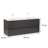 Vario Forte 120 Unterschrank mit Spüle