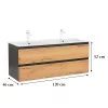 Vario Forte 120 Unterschrank mit Spüle