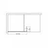 Walker 80x195 cm Begehbare Duschwand