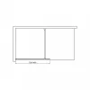 Walker 90x195 cm Begehbare Duschwand