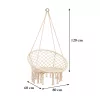 Cardenas Hängemattenstuhl beige