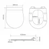WC-Sitz Ride soft close, schwarz