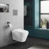 Ride Wandtoilette mit Wasserspülung, mit weich schließendem Sitz