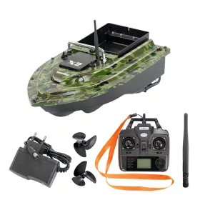 Feederboot X2 GPS Rucksackträger mit Camouflage grün