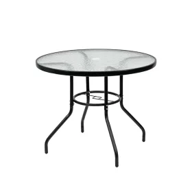 Gartentisch Ordino aus Glas mit Metallgestell