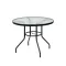 Gartentisch Ordino aus Glas mit Metallgestell