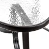 Canillo Gartentisch aus Glas mit Metallgestell