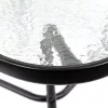 Gartentisch Vella aus Glas mit Metallgestell