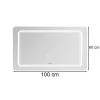 Vid 100 spiegel mit led-beleuchtung