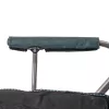 Leziter Comfort Angelstuhl mit Armlehne und Becherhalter blau