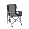 Leziter Comfort Sessel mit Becherhalter grau