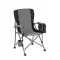 Leziter Comfort Sessel mit Becherhalter grau