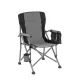 Leziter Comfort Sessel mit Becherhalter grau