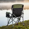 Leziter Comfort Sessel mit Becherhalter grün