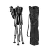 Leziter Comfort Plus Angelstuhl mit Armlehne und Becherhalter grau