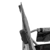 Leziter Comfort Plus Angelstuhl mit Armlehne und Becherhalter grau