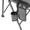 Leziter Premium beheizter Sessel mit Becherhalter grau