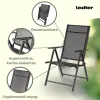 Lugo klappbarer Gartenstuhl mit Metallgestell