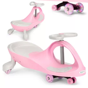 Bobo Car Fahrzeug mit LED-Rädern rosa
