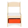 Kindermöbel Set Tisch 2 Stühle mit Kreidetafel
