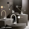 Corin Spültischbatterie mit flexiblem Auslauf beige
