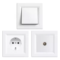 Elektrischer Schalter, Steckdose, Stecker